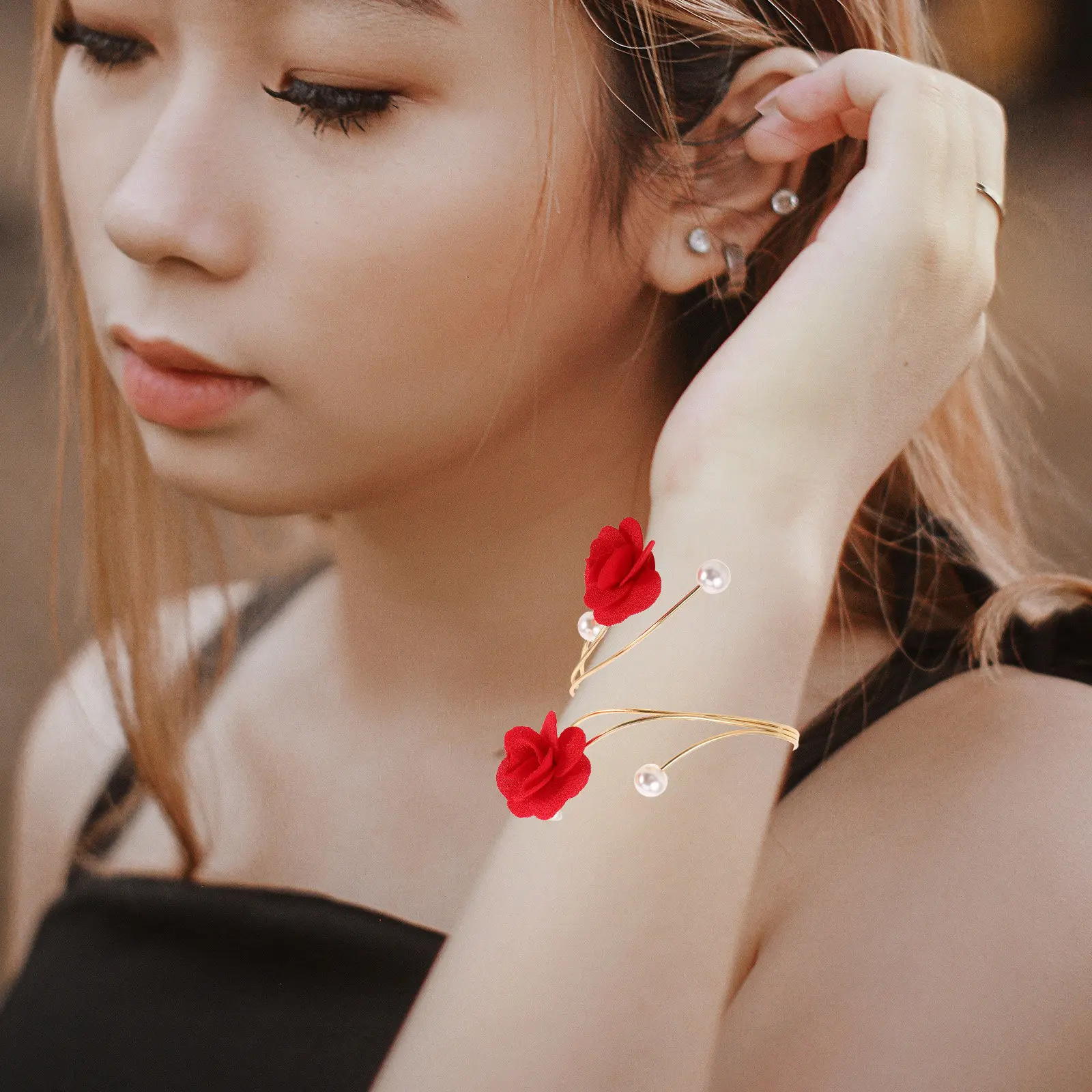 2Pcs Gelang Manset Lengan Atas - Women Formal Upper Wear ulasan dan harga