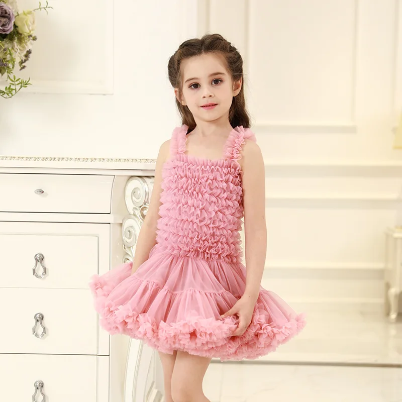 Direct Supply Princess Dress Baby Girl's Dress Western Style Children's Dress Suspender PettiskirttutuSkirt