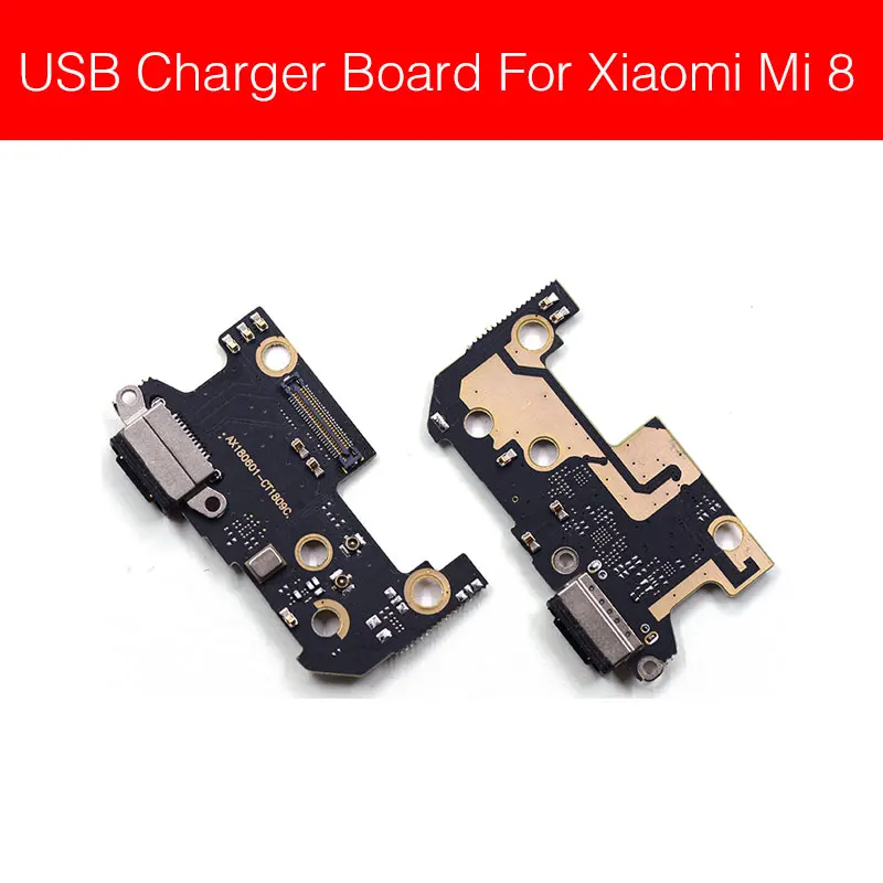 Genuine Micro USB Charger Dock Board For Xiaomi Mi 8 SE CC9 CC9E Lite USB Charging Connector With Microphone Jack Board Repair