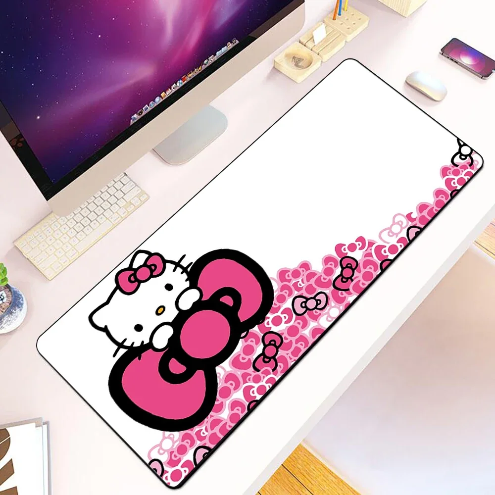 1ks sanrio roztomilá ahoj kočička myš blok HD knihtisk počítač gamers aretace ostří protiskluzový myš vycpávky klávesnice PC offices psací stůl vycpávky