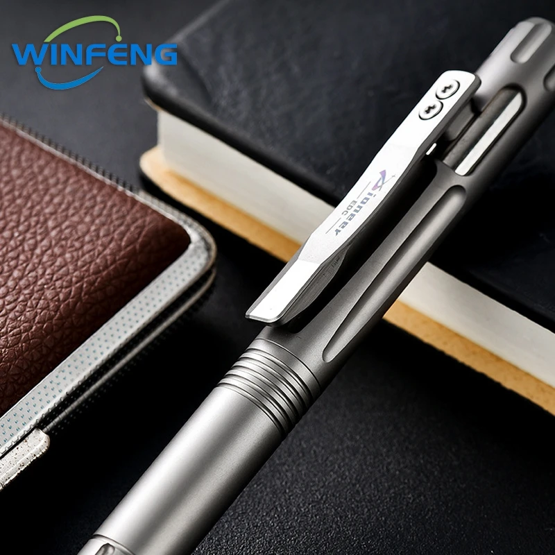 Titanium Alloy Tactical Pen Business Signature Gel Pen Self-defense Personal Security Equipment Emergency Grass Breaker