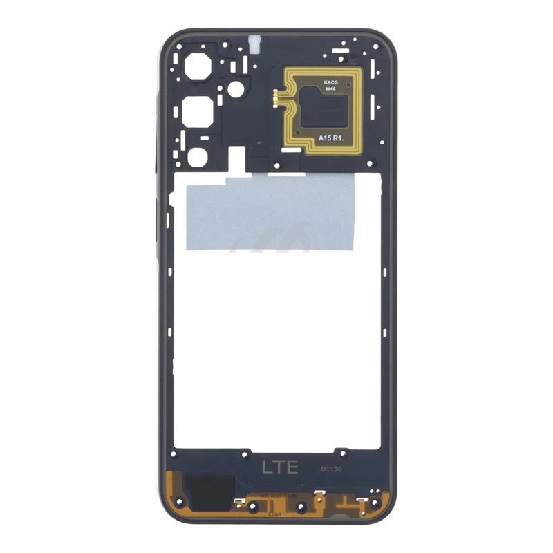 Middle Frame Housing Bezel For Samsung Galaxy A15 4G/5G Back Faceplate Front Frame Chassis + Volume Button Repair Parts