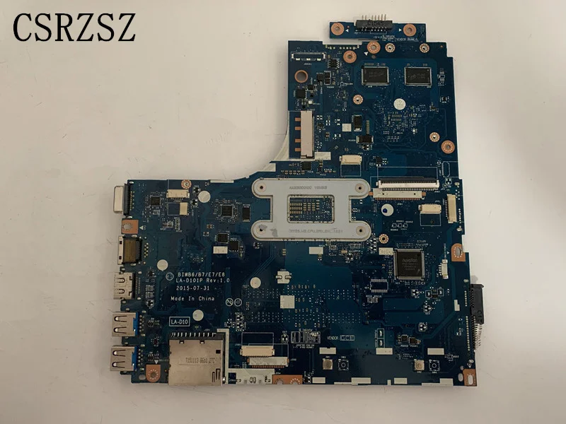 Lenovo B51-80 Notebook mainboard LA-D101P FRU;5B20K75566 with  i7-6500u processor 100% Tested