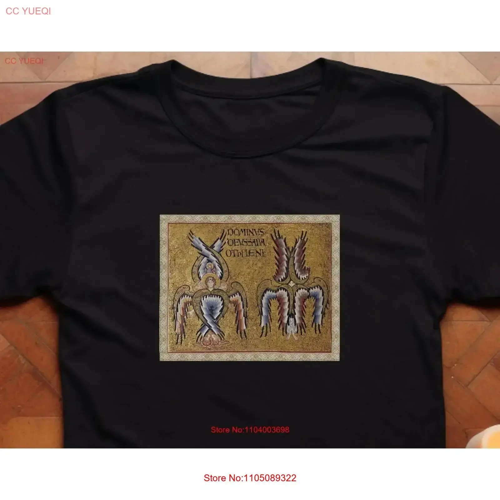 

Seraphim T shirt Angelic Biblical Angels Catholic Orthodox based ortobro Trad traditional vintage Washed graphic Stylish homme