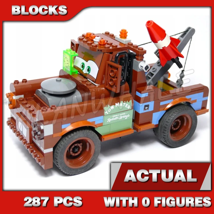 

287pcs Cars Ultimate Build Mater Huge Rocket Powerful Tow Hook Brown Vehicle 10015 Building Block Toy Compatible With Model