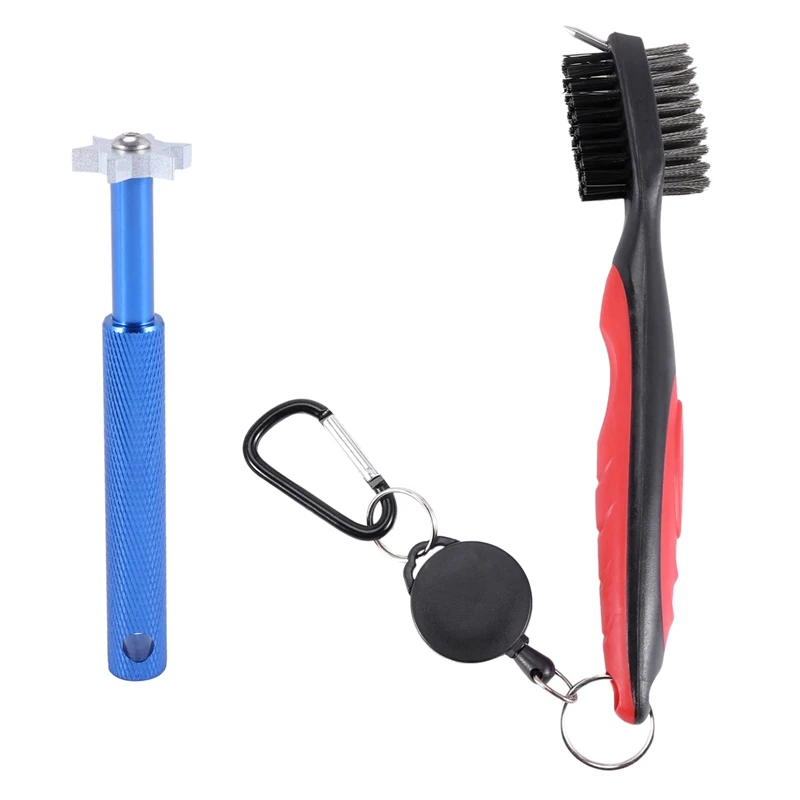 

LALA Golf Groove Sharpener Tool Golf Club Groove Sharpener And Retractable Golf Club Brush For Golfers Practical And Clean Kits