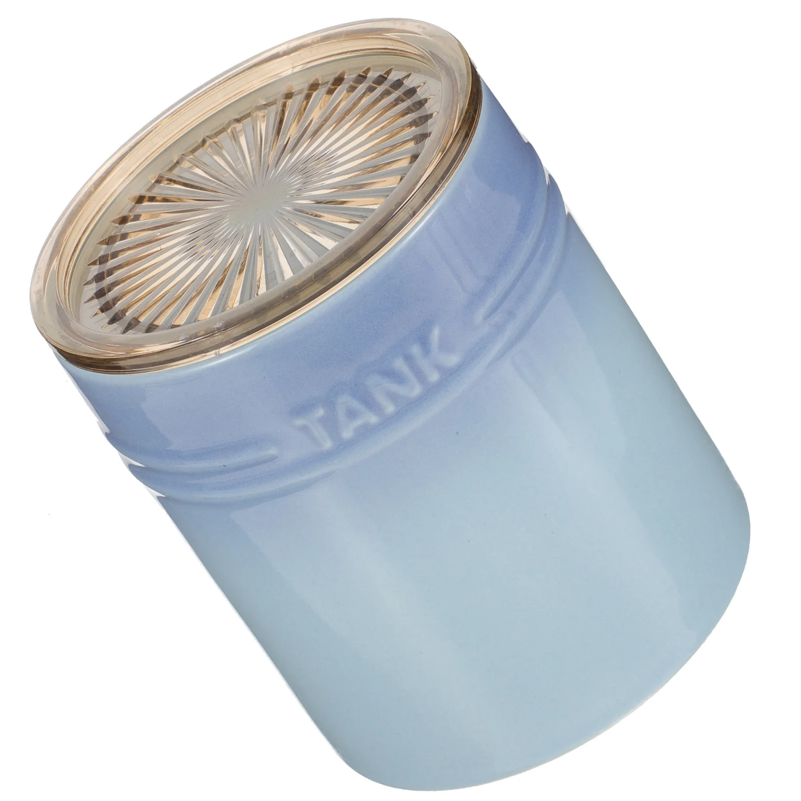 

Ceramic Canister Countertop Multi-Function Tea Coffee Organizer Decorative Lidded Simple Style Ceramic Canister