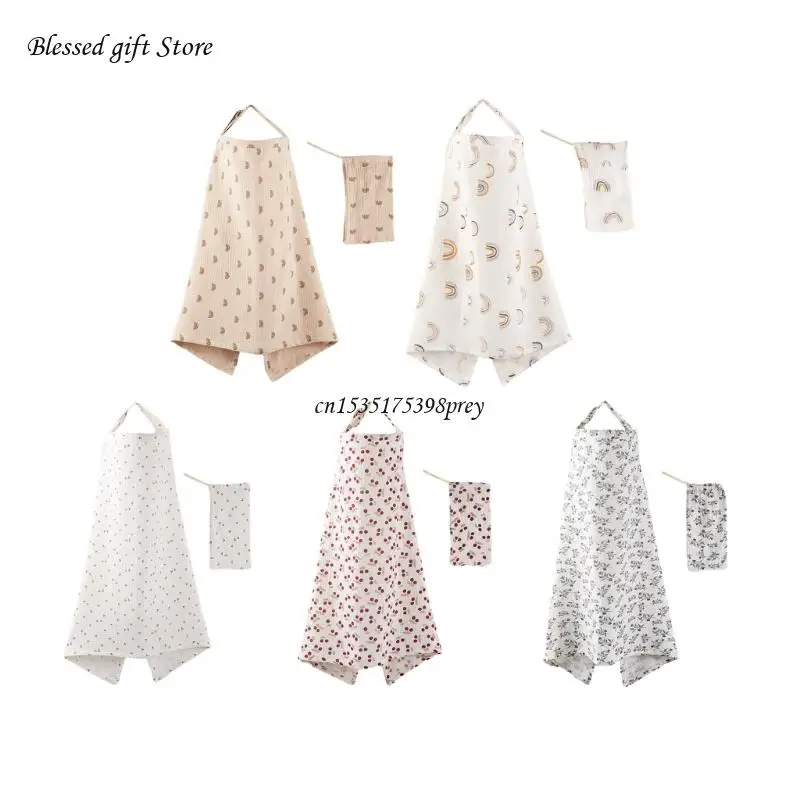 

Mother Outing Breastfeeding Towel Cotton Baby Feeding Cover Anti-privacy Infant Nursing Scarf Car Canopy Blanket