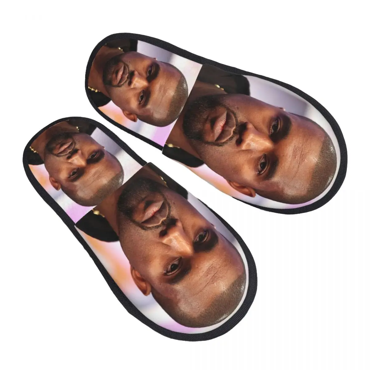 Custom Popular Singer Kanye West Guest Slippers for Bedroom Women House Slipper