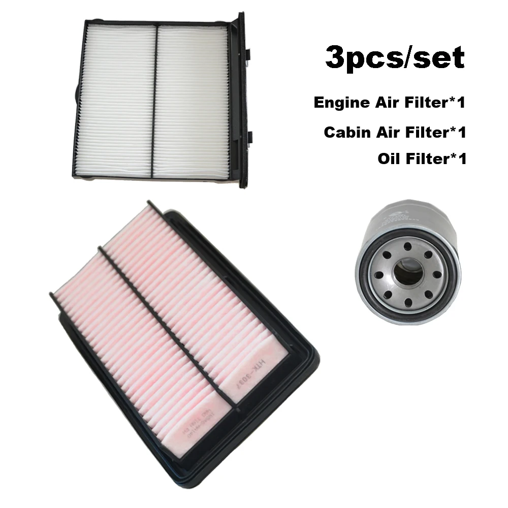 

3pcs Filter Set For SUBARU FORESTER (SK) 2.0L-Hybrid 2018-2022 XV GT AC Cabin Air Oil Filter 72880FL000 16546AA140 Accessories