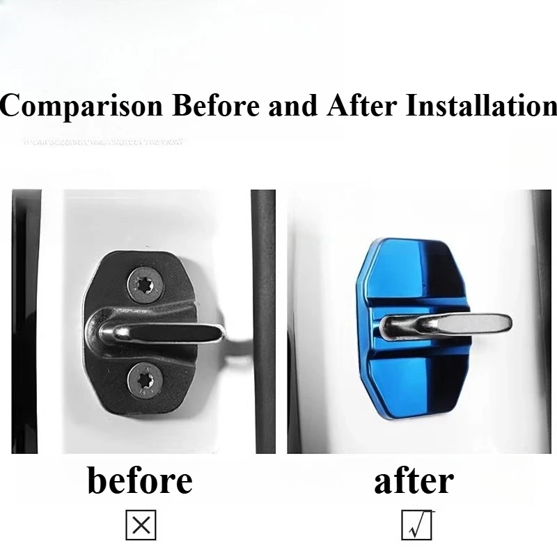 For MG4 EV/4 Electric/5/ONE/ZS/HS Car Door Lock Protective Cover Changed To Decorative Door Lock Cover Modification Accessories