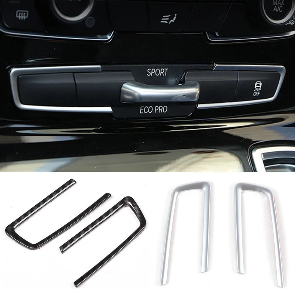 For BMW 2 Series Active Tourer F45 F46 2015-2018 218i 220i Car Center Console Mode Button Frame Trim Strip Interior Accessories