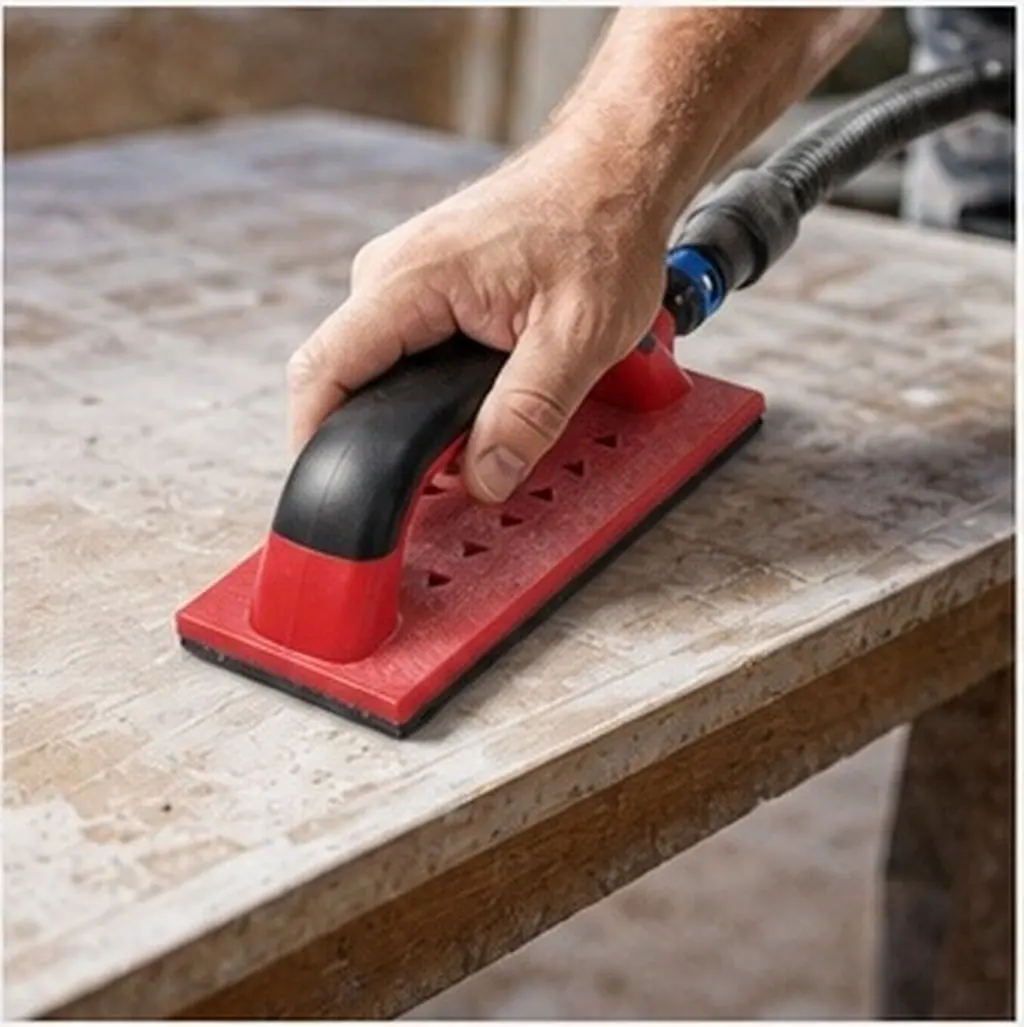 Sanding File Block Square Handle Dust Collection Hand Sander Woodworking Drywall Sanding Auto Body Polishing Metal Sandpaper