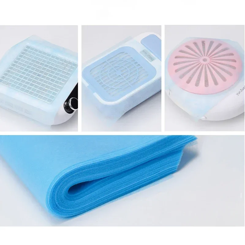 100Pc Nail Vacuum Filter Paper Dust Collector Dustproof Replace Nail Vacuuming Ultra-thin Cleaner Filter Non Woven Fabric Cotton