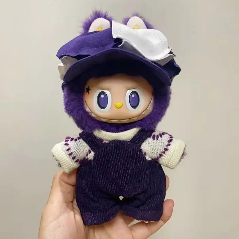 New Arrival 1:1  Monster Labubu Series 2.0 Fancy Purple Milan Fashion Vinyl Dolls Decoration Replica Desktop Toys Festival Gifts