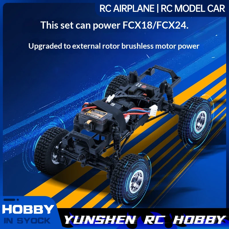 

Fms Fcx18 Fcx24 K5 Pro External Rotor Brushless Motor Electric Power Modification Upgrade Accessories