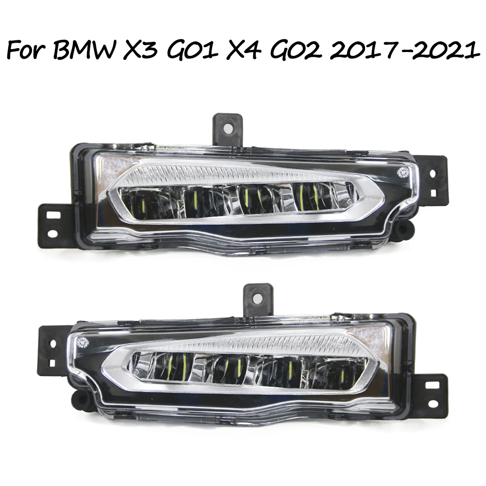 

For BMW X3 G01 X4 G02 2017 2018 2019 2020 2021 Daytime Running Light Front Bumper Anti Fog Light 63177412527 63177412528