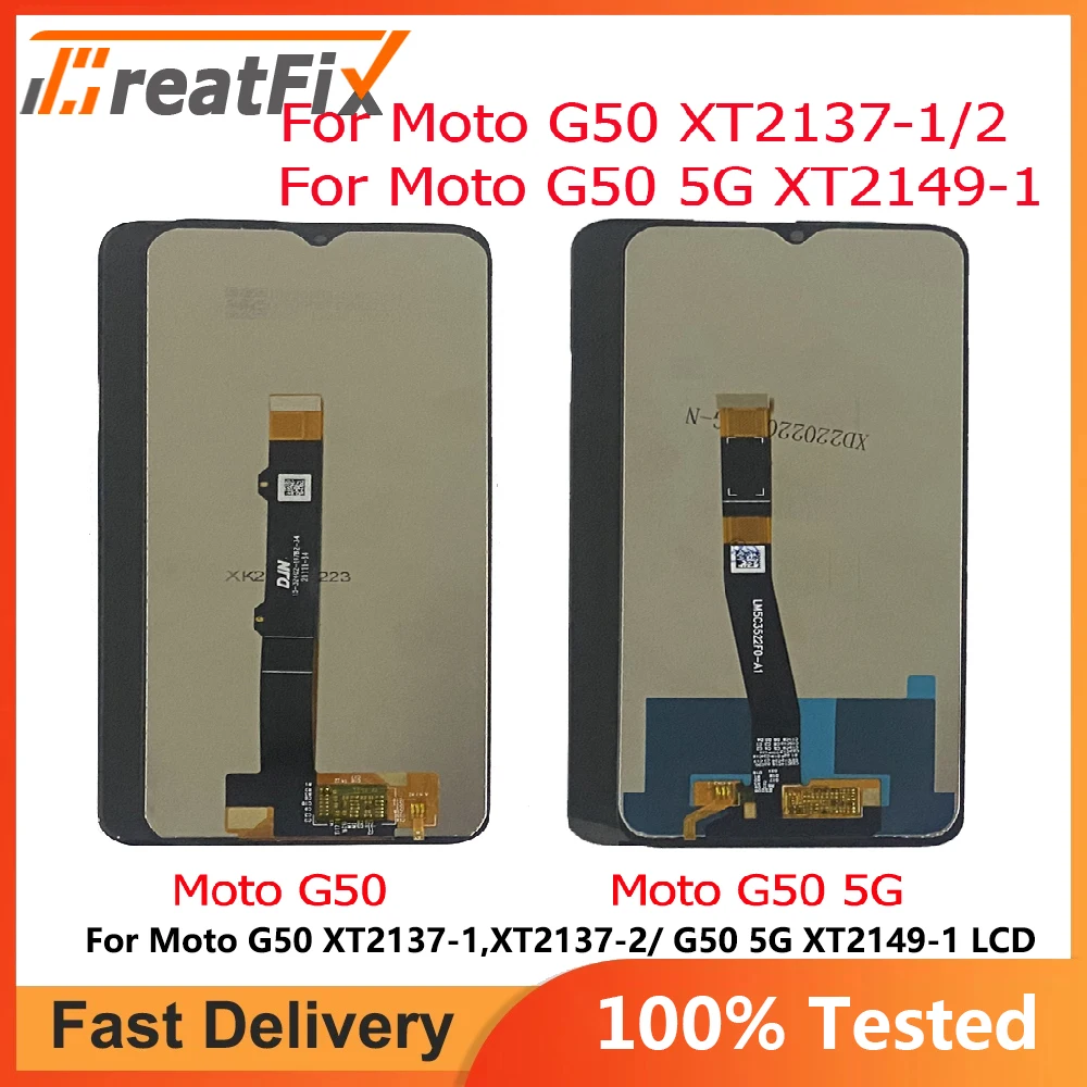 

Original For Motorola Moto G50 5G LCD XT2149-1 Display Touch Panel Screen Digitizer Assembly lcd For Moto G50 XT2137-1 XT2137-2