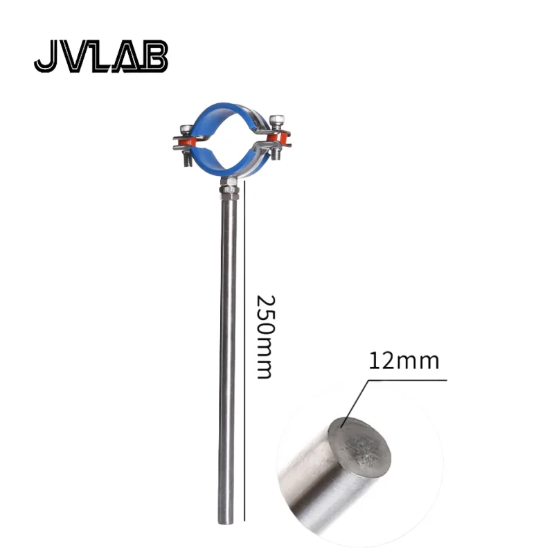 Laboratory 304 Stainless Steel Glass Tubes Clamp 80-89mm Flask Clamp Chromatography Column Clamp Condenser Tube Clamp