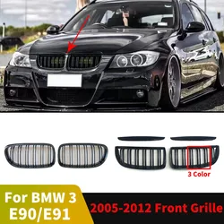 Grade dianteira do rim da entrada para BMW, Racing Grill, Acessórios de ajuste do esporte, Body Kit, E90, E91, Série 3, 2005-2012, 325i, 320i, 330i, 335i