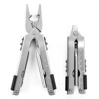 Dobeli 14 In 1 Multi-functional Pliers Stainless Steel Outdoor Camping EDC Telescopic Combination Multitool Folding Knife Pliers