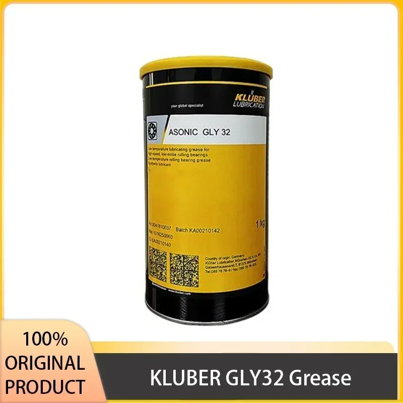 KLUBER Lubrication GLY32 ASONIC GLY 32 Low-temperature Grease for High-speed Low-noise Rolling Bearings Germany Original Product