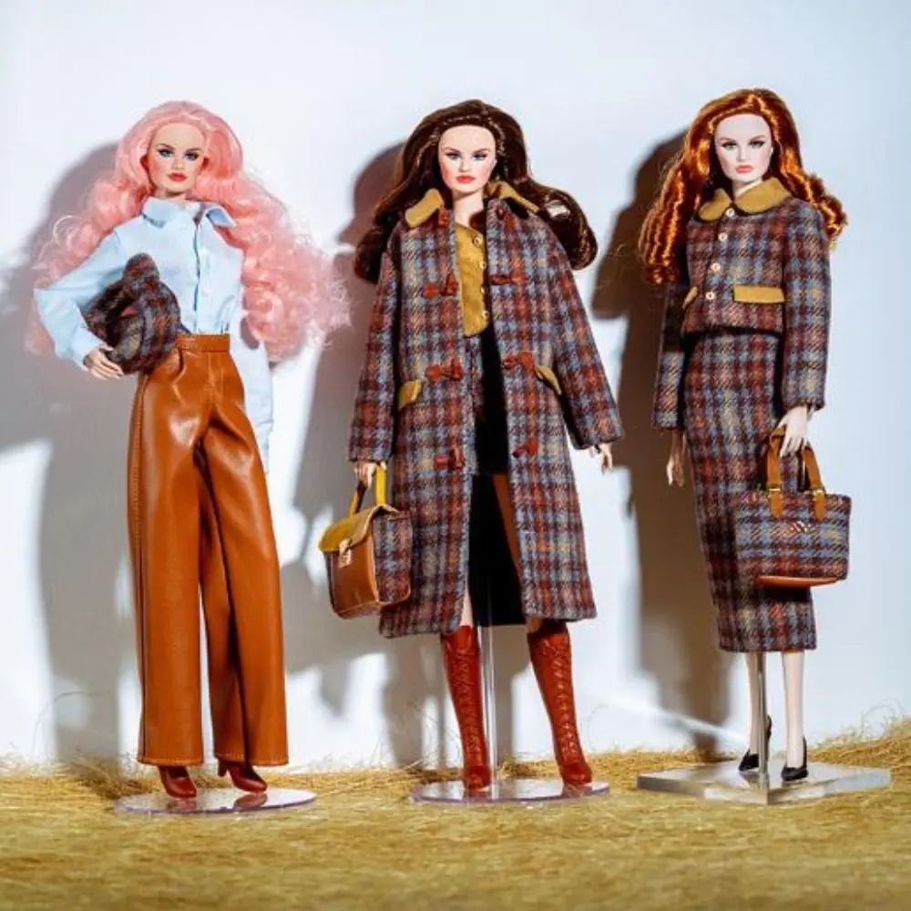 

European Style 32cm Supermodel Doll Clothes Suit Multistyles Fashion Overcoat Accessories Set DIY Toys Collector Gifts