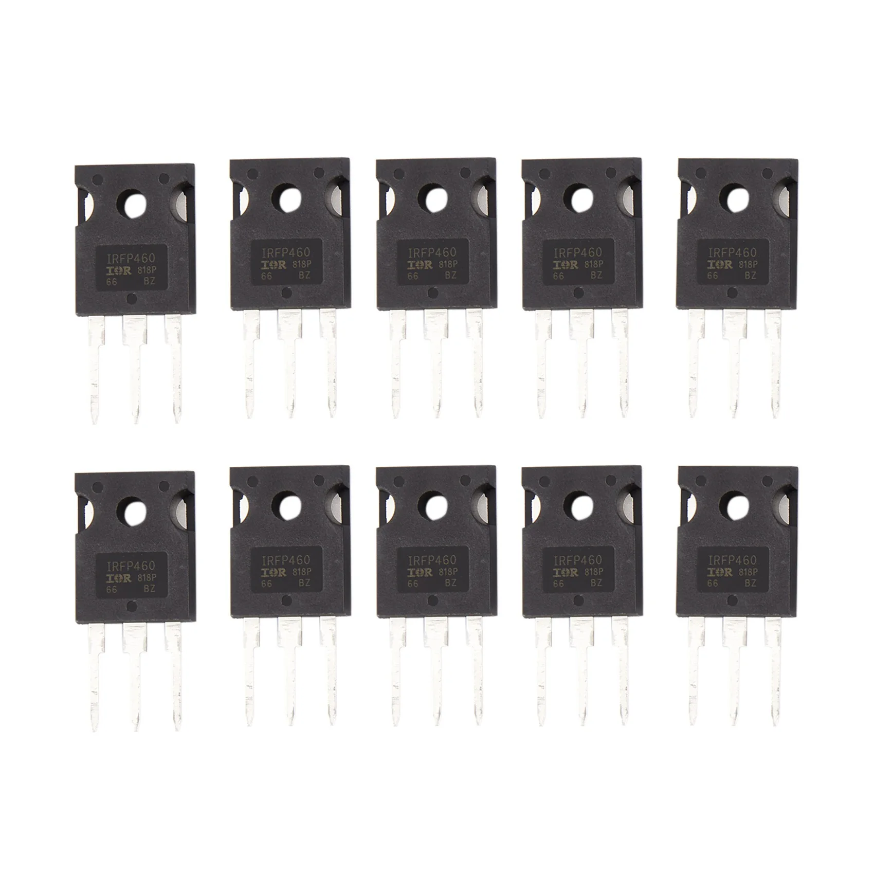 

SUNRI-10Pcs 5X IRFP460 20A 500V Power MOSFET N-Channel Transistor