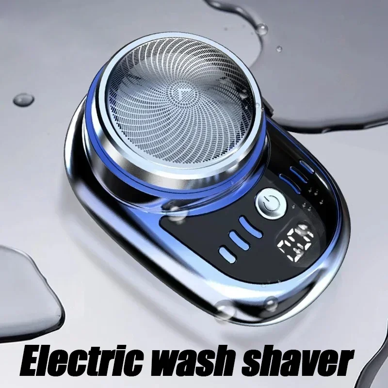 XIAOMI Mini Electronic Razor Waterproof Rechargeable Men Shavers Portable Rotary Beard Shaving Machines Type-C Fast Charging New