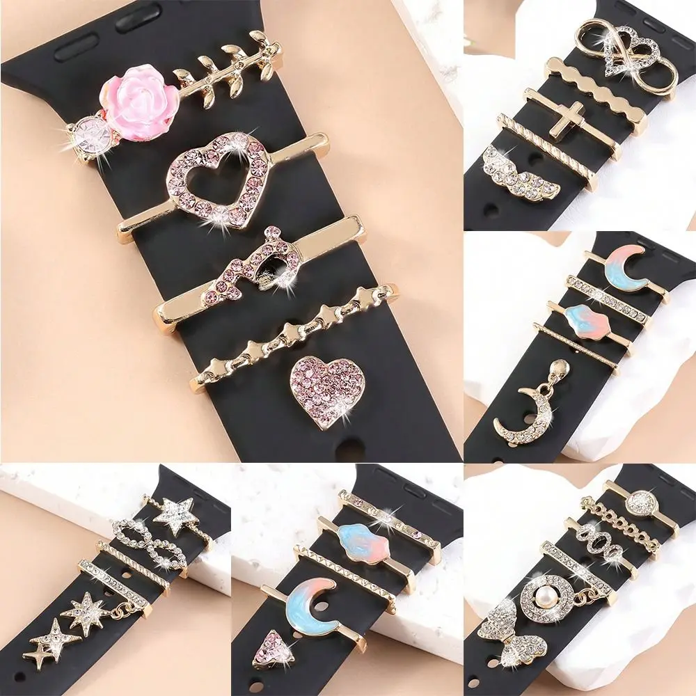 

Diamond Watch Band Ornament New Metal Brooch Decorative Nail Wristbelt Charms Strap Accessories