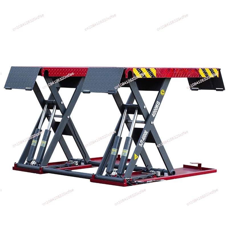 

Car Small Scissor Lift Four-cylinder 1.21.4 Meters Installation-free Ultra-thin Mobile Maintenance Scissor Auto Repair Lift