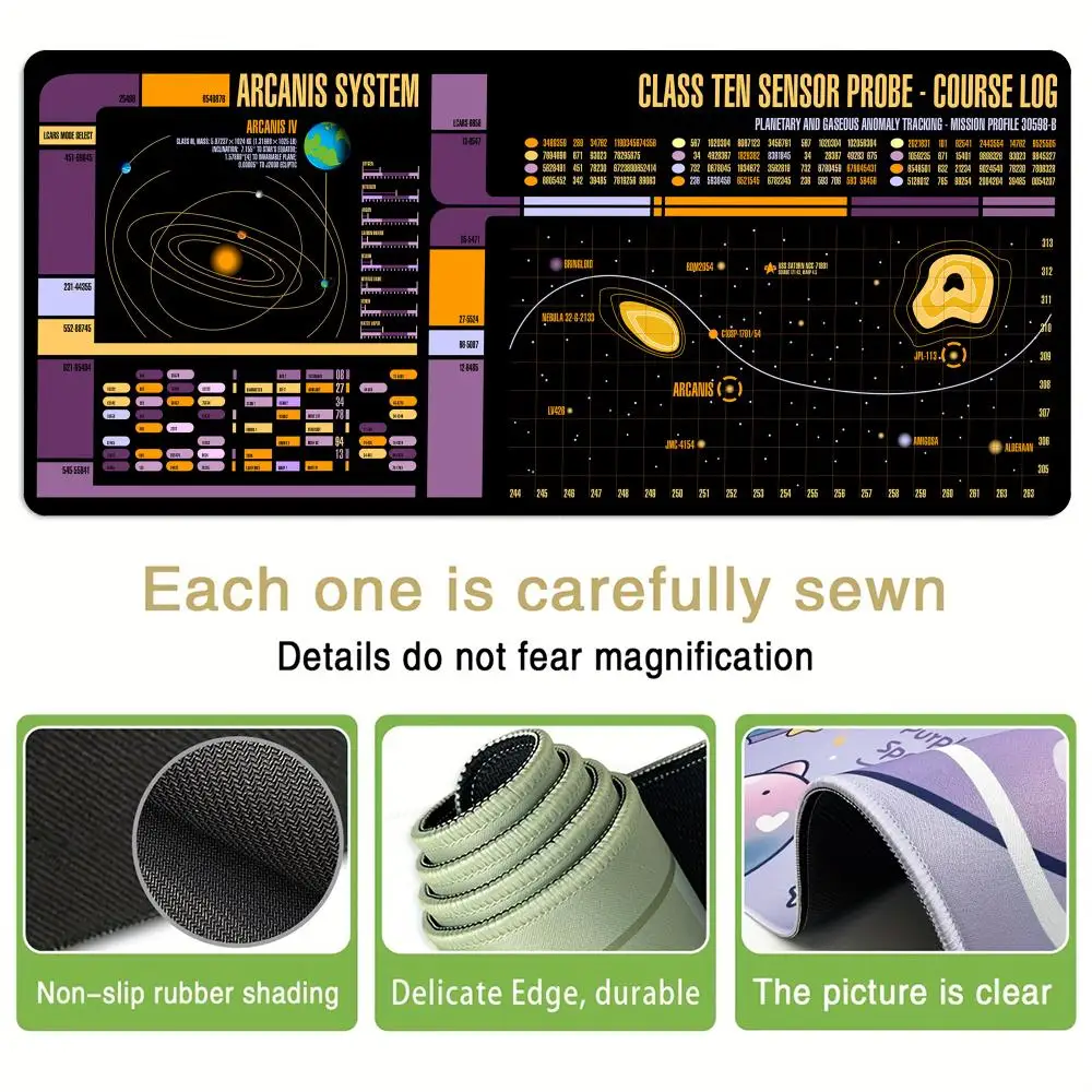 2026 جديد الإبداعية نمط الألعاب ماوس الوسادة المطاط المضادة للانزلاق منصات سطح المكتب الكمبيوتر سميكة لوحة المفاتيح ملحقات الكمبيوتر قفل الحافة