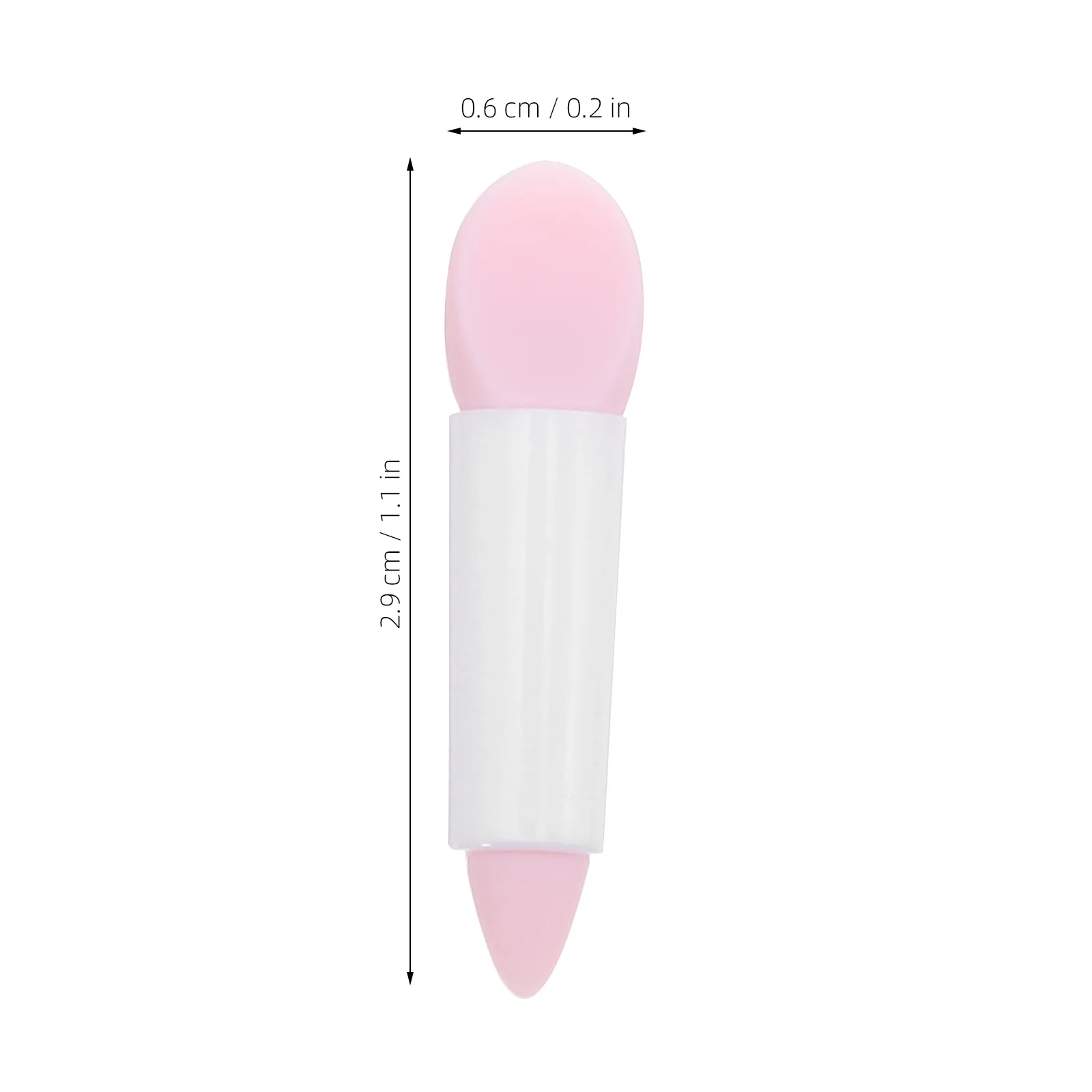 50 Uds. Brochas de maquillaje de labios de silicona, cuchara para máscara de labios de doble punta y aplicador de sombra de ojos con brillo, aplicador de maquillaje, palos reutilizables