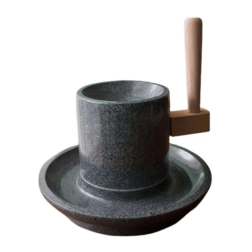 Sesame Cocoa Wheat Coffee Matcha Spice Rice Grinder Hand Manual Granite Stone Mill