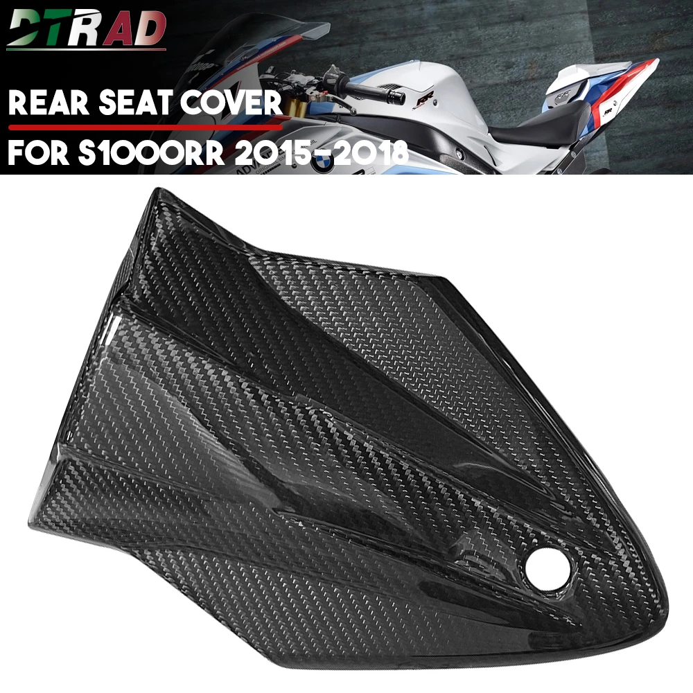 

For BMW S1000RR 2015-2018 K46 Carbon Fiber Passenger Rear Seat Cover Upper Tail Hump Cap Cowl Fairing Kit Motorcycle Accessories