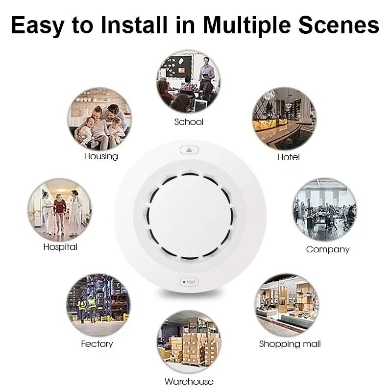 Tuya wifi Rauchmelder Detektor nach Hause Brandschutz Rauchs ensor Räucherei Brandschutz system Feuerwehr leute датчик дыма