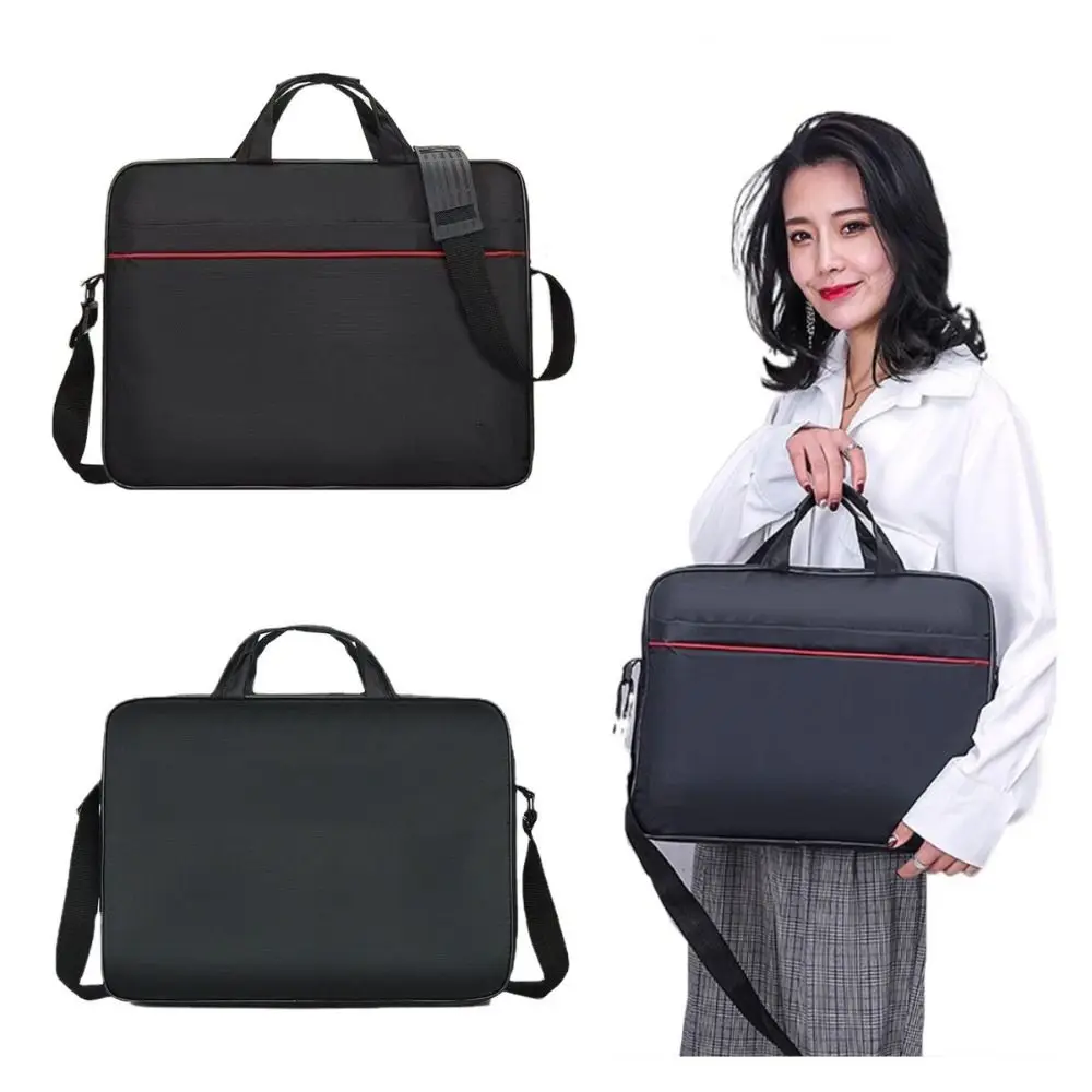 

Portable File Folder Bag Crossbody Briefcases Large Capacity Handbag Business Tote Bolsas Document Thicken Laptop Handbag Women