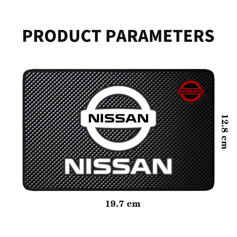 Car Anti-Slip Pads Dashboard Phone Holder Sticky Mats Accessories For Nissan Tiida Qashqai March Terrano Skyline Leaf X-trail
