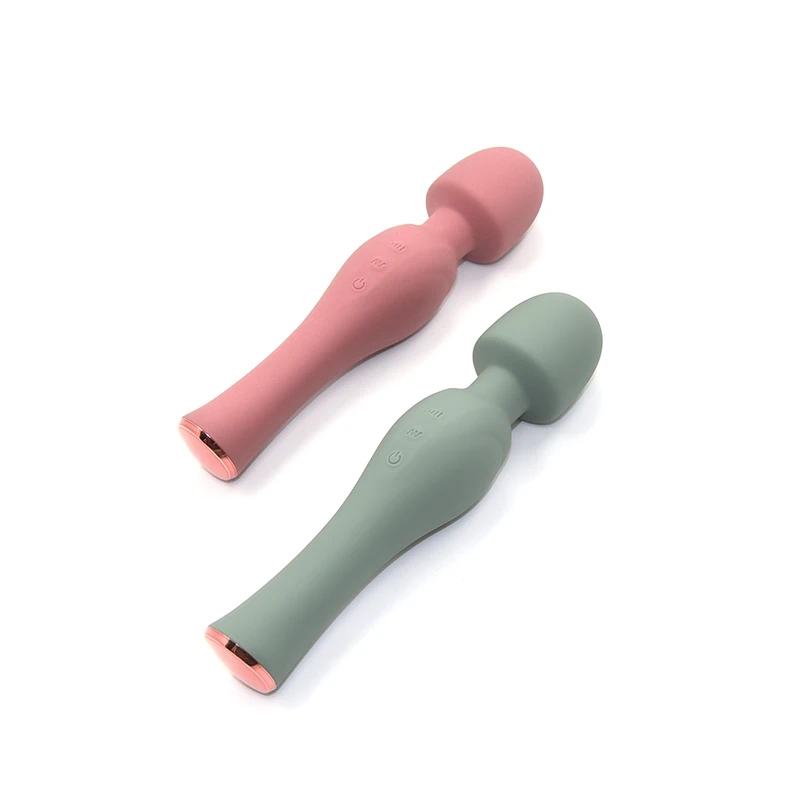 Wosilicone Smooth AV Wand Magic Girl Wand Massager Portable Sex Toys for Women Clitoris Nipple Stimulation Vibrator