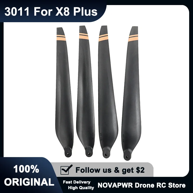 

Пропеллеры Hobbywing X8Plus 3011 из углеродного волокна | 30-дюймовые складные лезвия для комплектов моторных дронов 8120