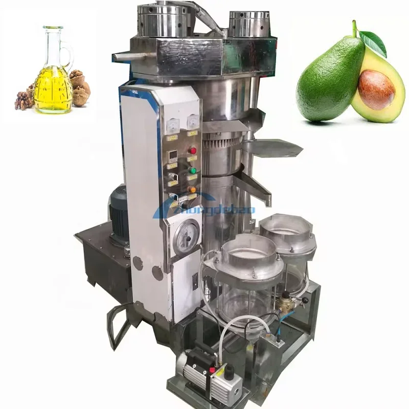 Commercial Hydraulic Avocado Cocoa Bean Oil Extractor Cold Oil Press Machine