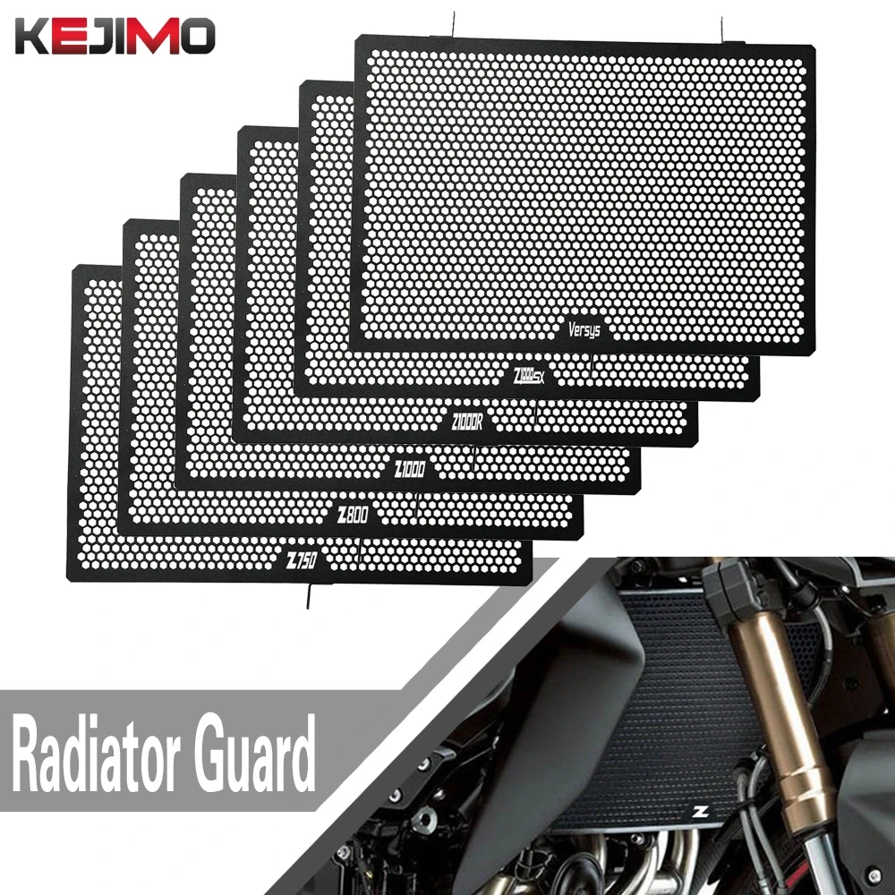 

Z750/S/R Z800 Z1000 R/SX Versys Ninja 1000 1100 SX Motorcycle Accessories Radiator Grille Guard Protector Cover For Kawasaki