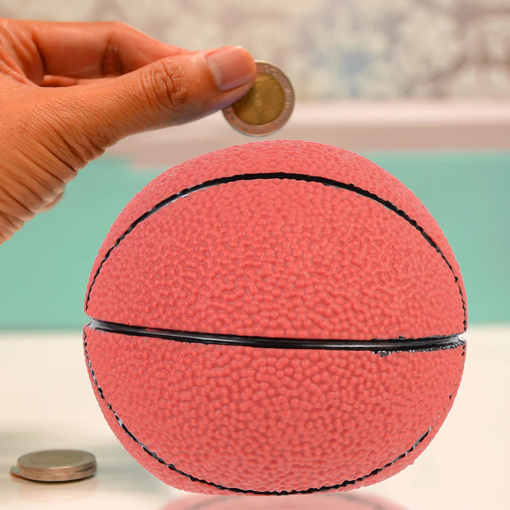 Basketbal Spaarpot Vinyl Hoge Kwaliteit Draagbare Geldbesparende Doos Grote Capaciteit Munt Bank Jongens Kinderen Meisjes Woondecoratie
