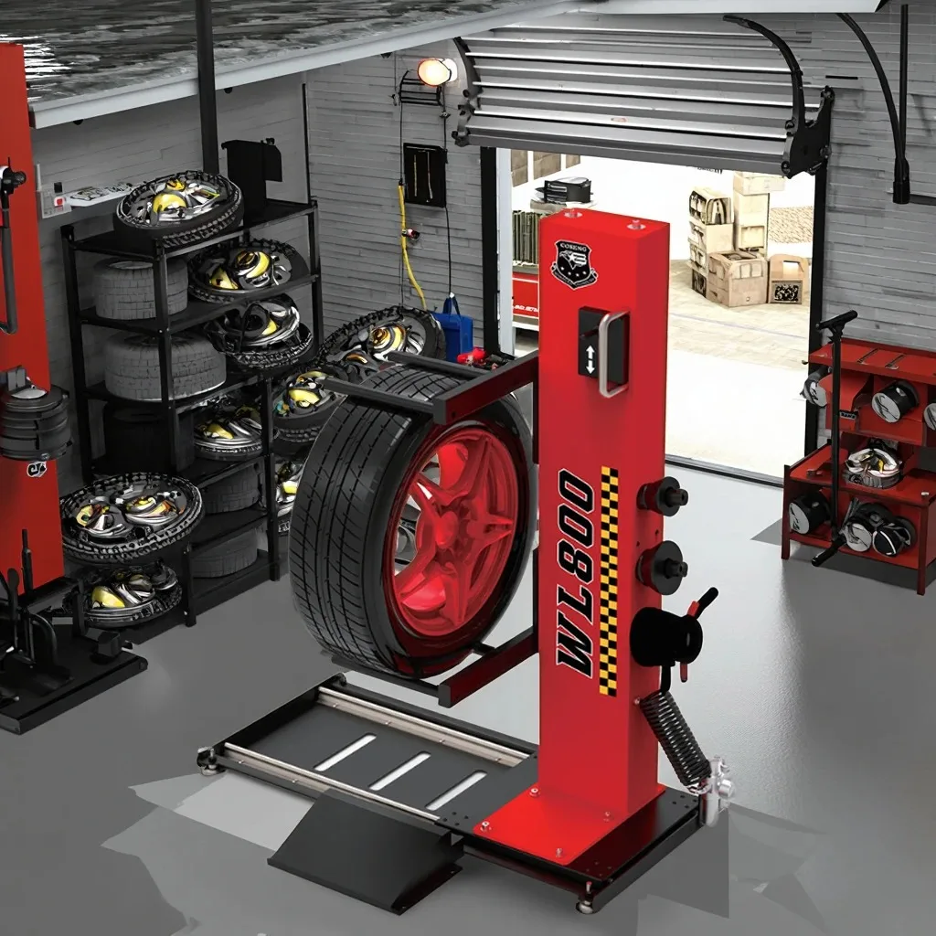 WL-800 household tire changer pneumatic wheel lift hoist for easy tire removal in stores