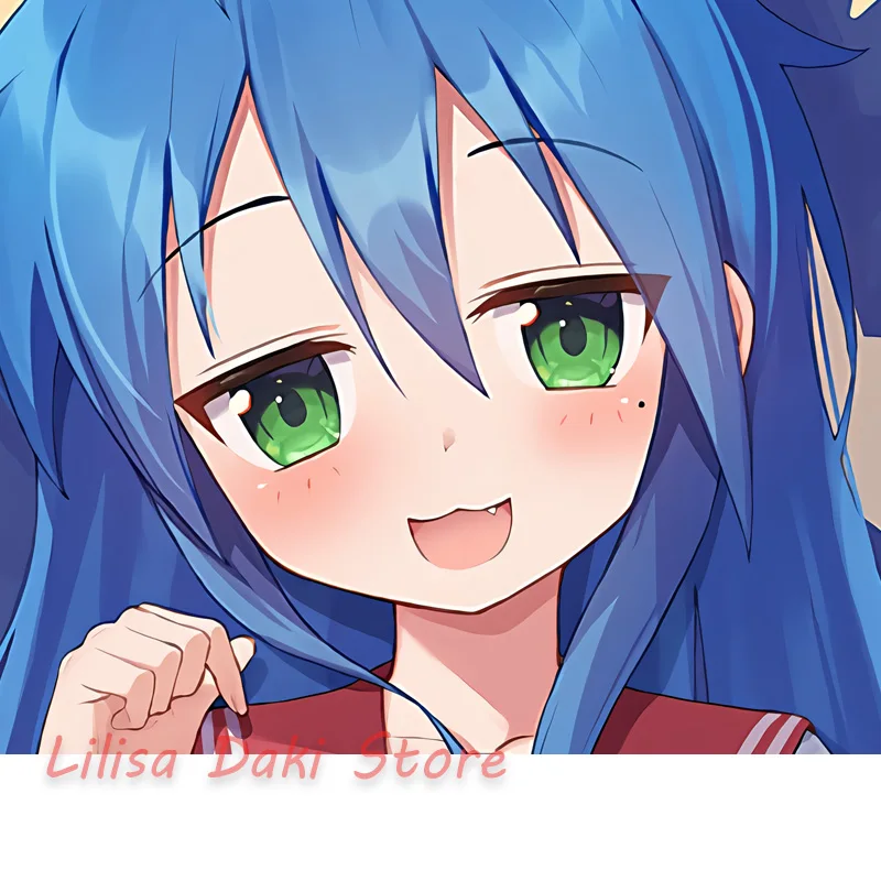 Dakimakura Konata Izumi Body Pillow Cover Double-Sided Print Anime Life-Size Pillowcase Gifts - view 3