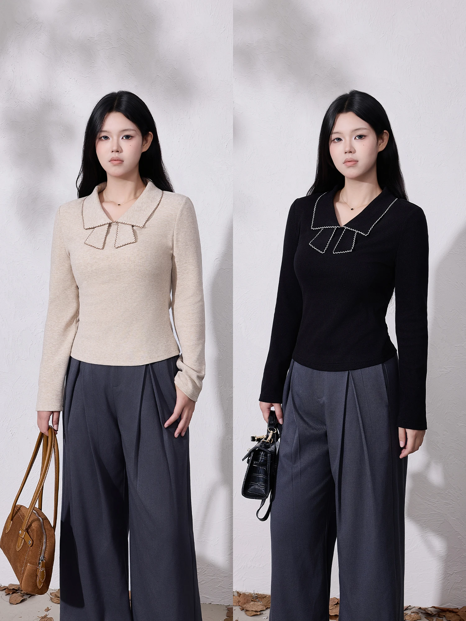 

Sweet Sle plus Size Women's Long Sve Knitted Sweater Color Blo Versatile Casual Wear Polyester Fiber Ladies Top