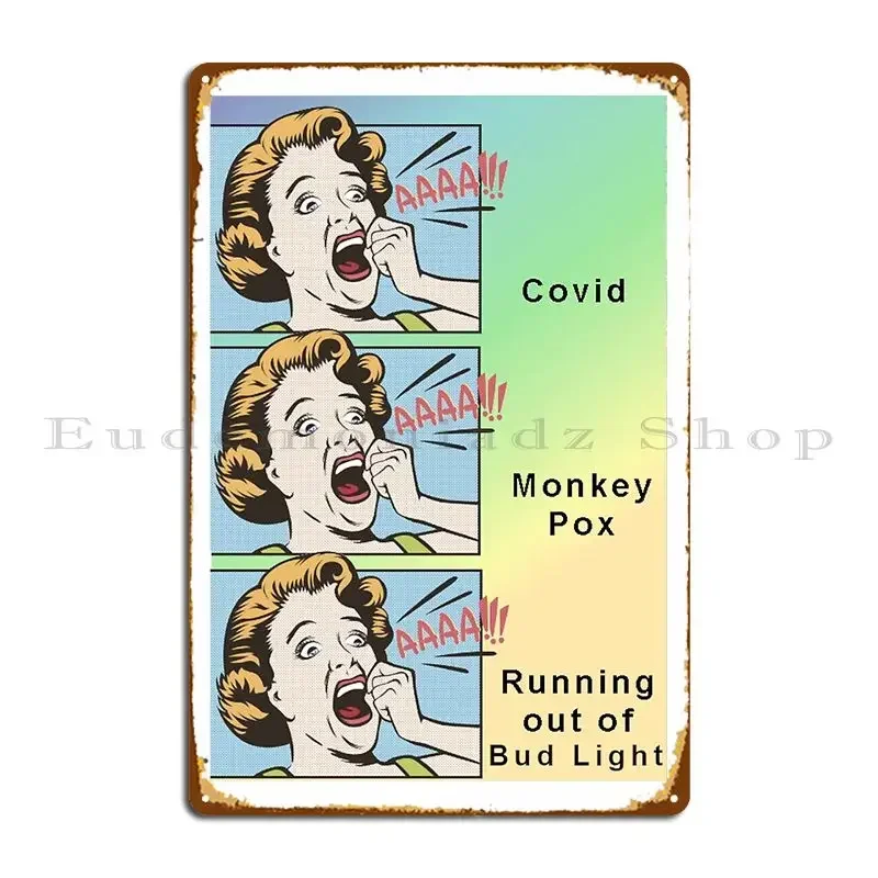 Woke Worries Metal Sign Wall Mural Pub Club Create Decoration Tin Sign Poster