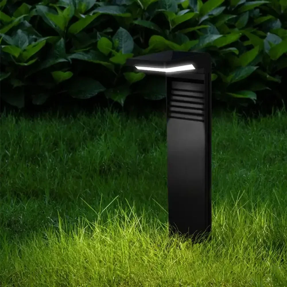 Imagem -06 - Luzes Solares Impermeáveis para Decorações do Jardim Lâmpadas Modernas do Gramado do Diodo Emissor de Luz Caminhos do Pátio