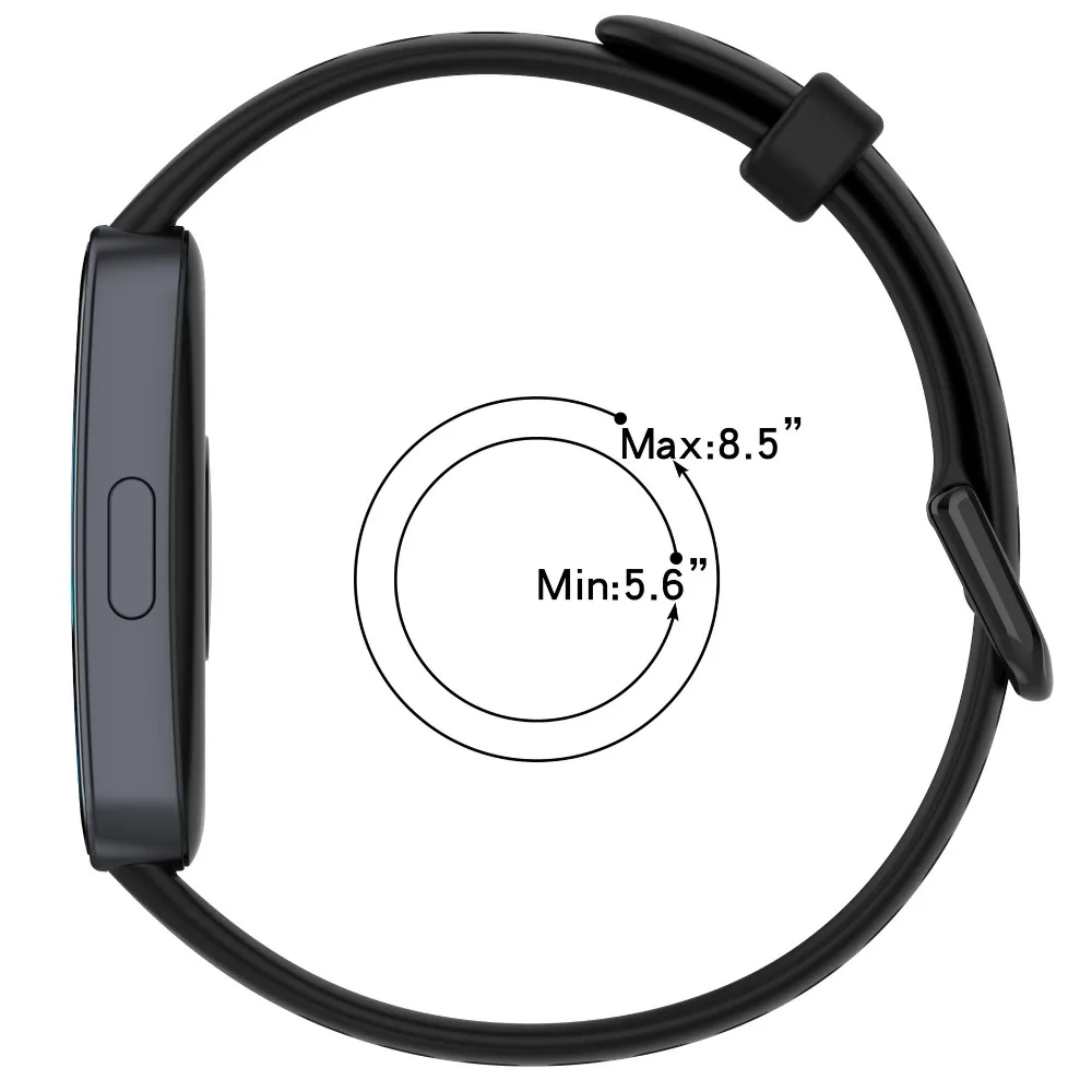 Nueva correa de silicona para reloj inteligente transpirable, accesorios de pulsera, correa de repuesto para Huawei Band 8