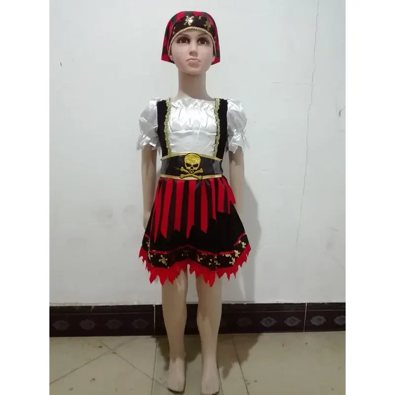 

QQ8 Umorden Cutie Lil' Пиратский костюм для маленьких девочек и девочек 2-3T 3-4T 4-6T Хэллоуин Карнавальная вечеринка Новый год Fan5Lk¥